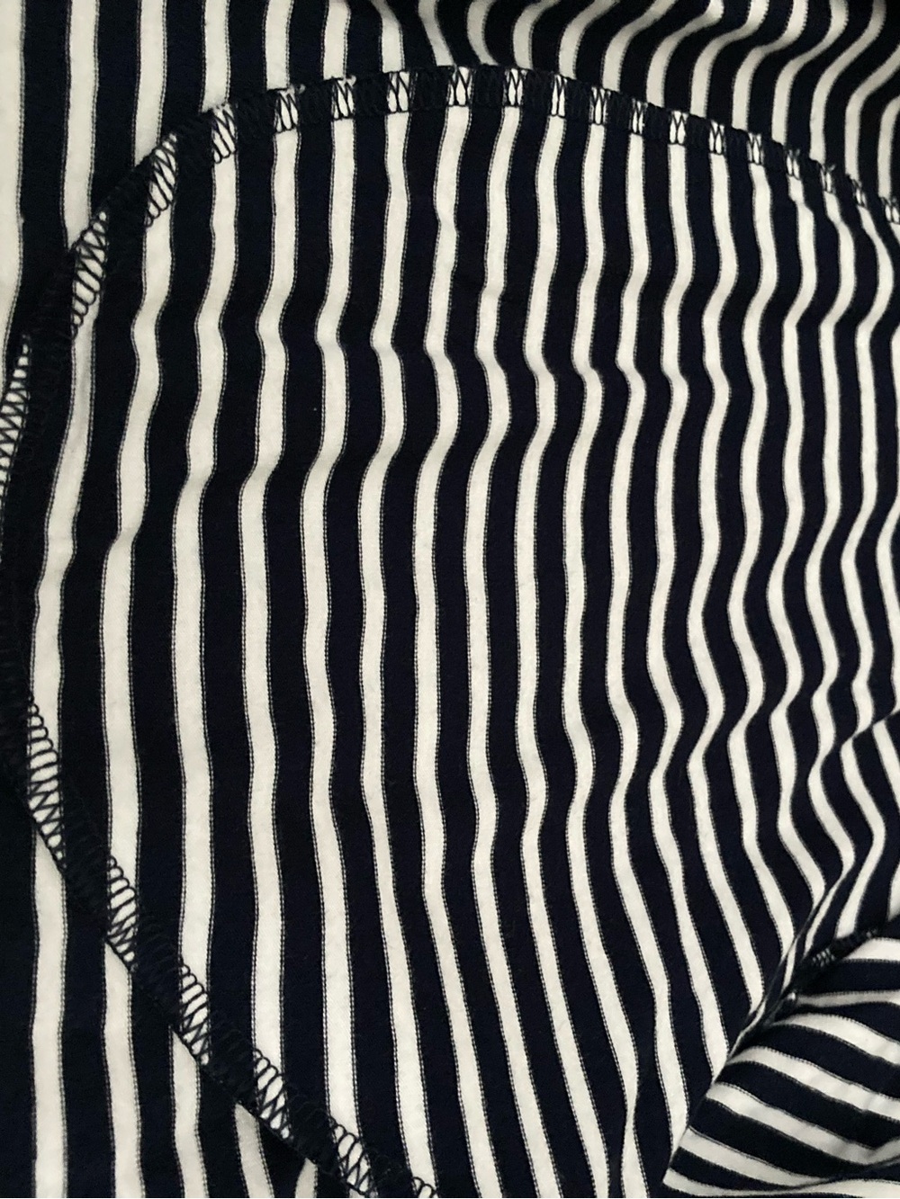 Pact Womens Navy and White Stripe Wrap-Style Dress - Picture 8 of 8